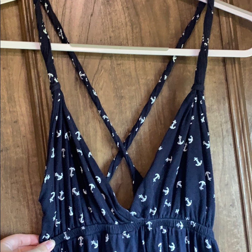 Swim Suit Coverup with Anchor Detail